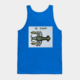 Vintage Signs of the Zodiac, Cancer the Crab Tank Top